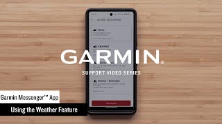Garmin Support | Garmin Messenger™ App | Weather Features screenshot 5