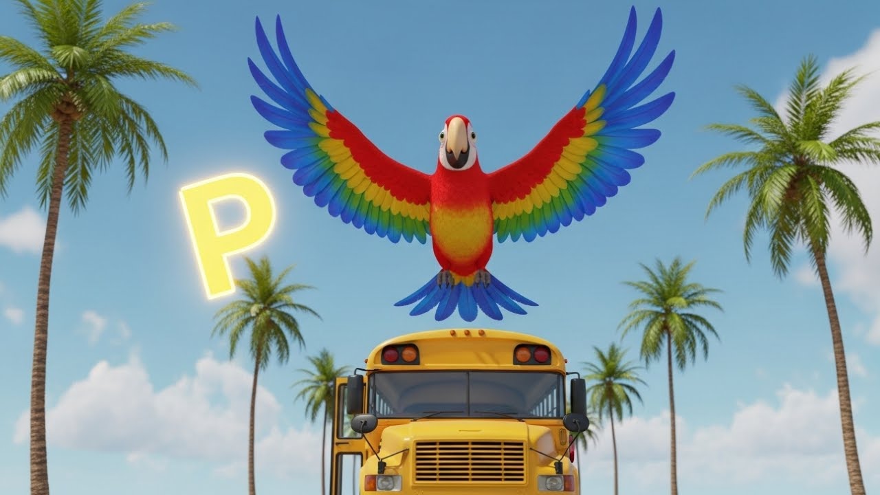 P for Parrot | ABC Phonics Song for Kids | ABC Learning Video - YouTube