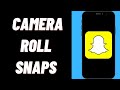 How To Send Snaps From Camera Roll as a Normal Snap on iPhone