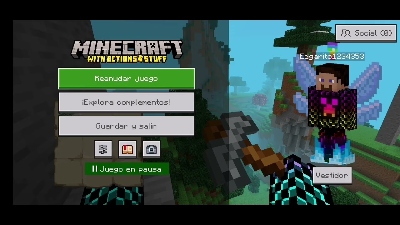 Regreso minecraft pero descarge uno MODS CAVE DWLLER Y THE ONE WHO WATCHES 