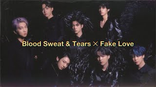 BTS Blood Sweat & Tears X Fake Love [Studio Version Remix] (PTD On Stage) Resimi