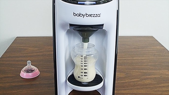 Baby Brezza New and Improved Formula Pro Advanced Formula Dispenser Machine  - Automatically Mix a Warm Formula Bottle Instantly - Easily Make Bottle