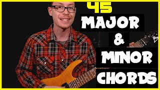 C Maj and Min Guitar Chords