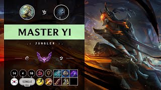 Master Yi Jungle vs Kindred - KR Master Patch 14.10