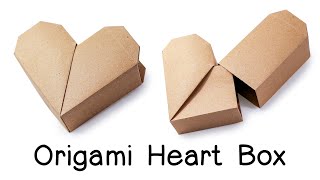 Origami Heart Box Instructions - DIY Tutorial - Paper Kawaii