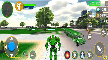 Robot Ordu Otobüsü Oyunu #10 - Prime Multi Army Bus Robot Car Transform - Android Gameplay