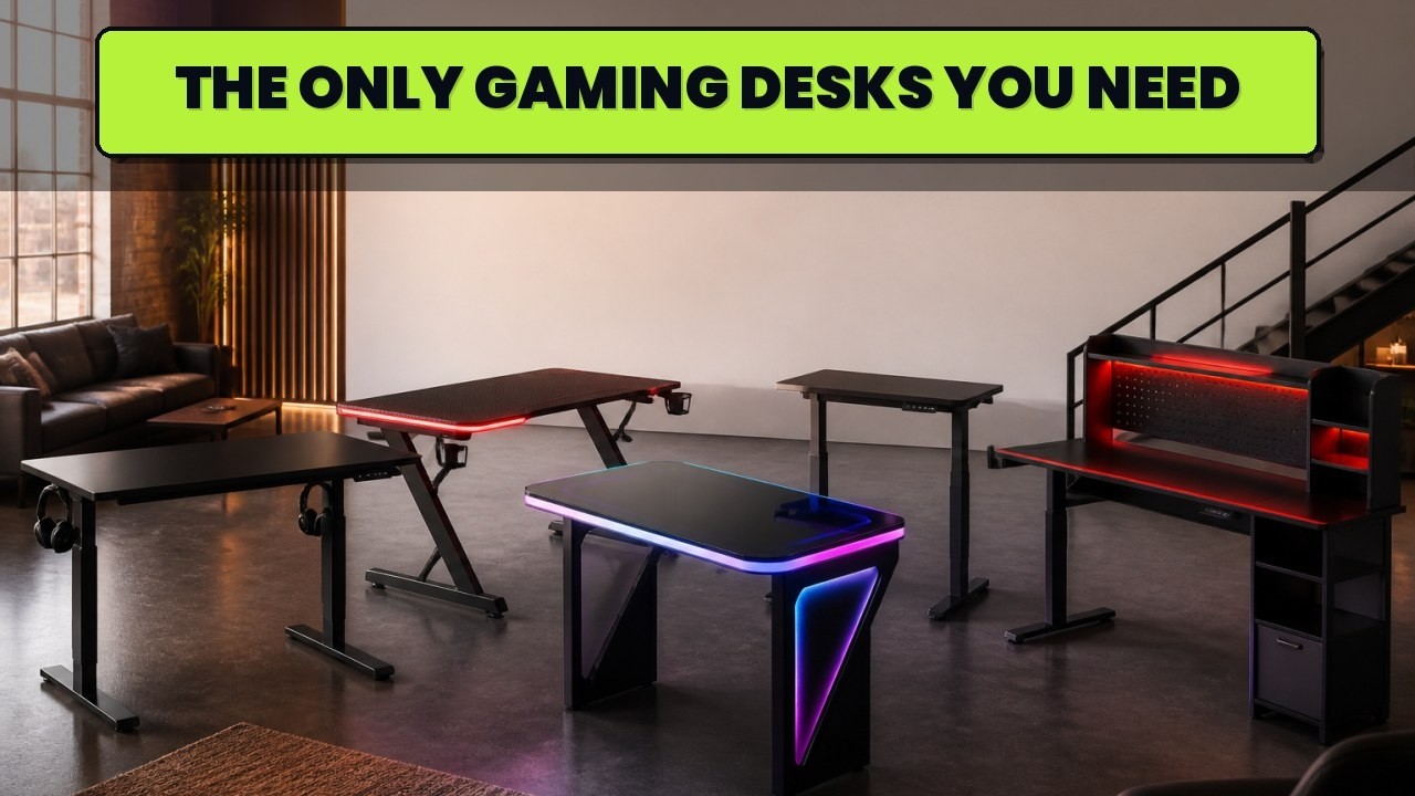 Ergonomic Gaming Desks for PC 2026: Top 5 After Comparing Specs