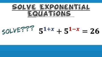 solve exponential equations  | algebra | quadratic form | class 10
