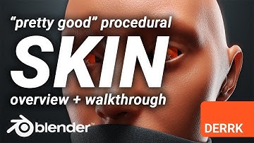 Create Semi-Realistic Procedural Skin in Blender
