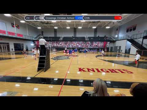 Crossings Christian School vs CHA, 2021-09-23, Match 1, 2nd Set