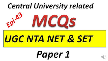 Teaching Aptitude Paper 1 for UGC NET and SET Exam June 2020 Preparation Ep 43