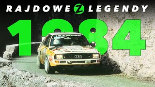 Czy AUDI QUATTRO w końcu pokaże przewagę dzięki technice i pokona LANCIĘ 037? | WRC SEZON 1984