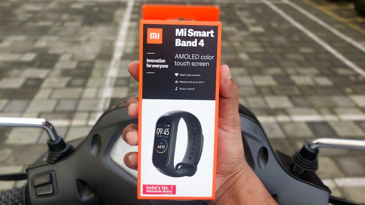 Mi band 4 unboxing and review ( Indian unit )
