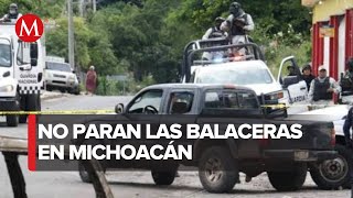 Se reportan enfrentamientos en Apatzingán, Michoacán