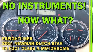 WHAT DO YOU DO WHEN YOUR FREIGHTLINER CLASS A MOTORHOME DASH GAUGES GO BLANK IN THE MOUNTAINS! EP191