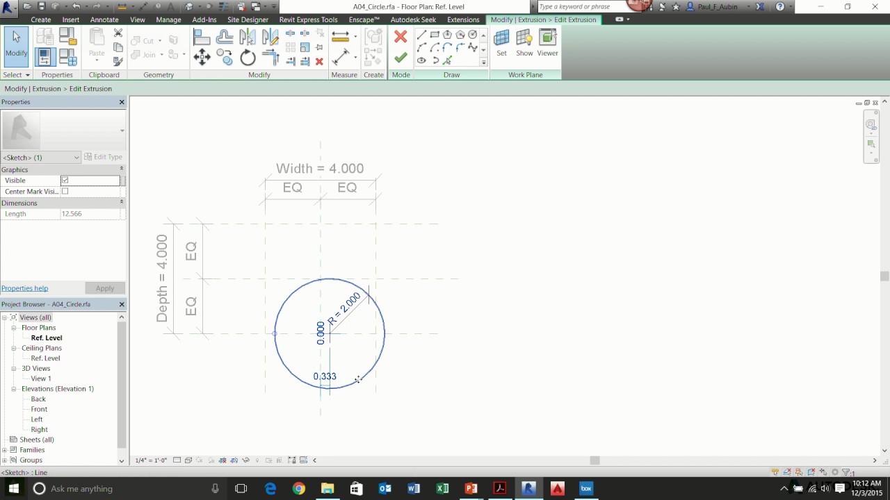 Taming Parametric Curves In Revit Family Editor Automatic Sketch Dimensions
