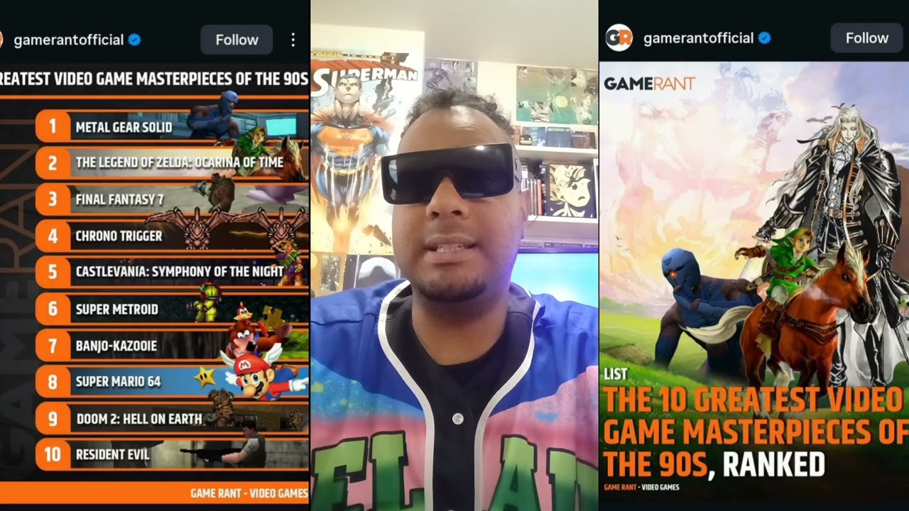 10 Greatest video game MASTERPIECES of 90's Ranked!