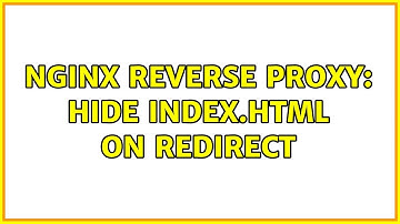 Nginx reverse proxy: Hide index.html on redirect