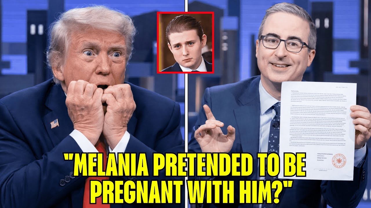 Trump Slams John Oliver Over Melania's Story Secret — Then His Words Turn Against Him