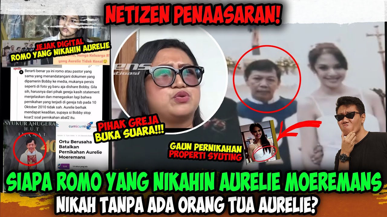 NETIZEN PENAASARAN❗ Sosok Romo yang Nikahi Aurelie Moeremans Sendirian, Keluarga Teman Gak Diundang!