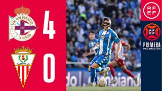 RESUMEN #PrimeraFederación | RC Deportivo 4-0 Algeciras CF | Grupo 1 | Jornada 37