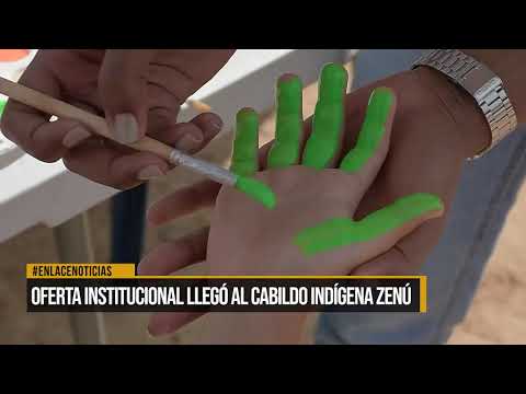 Llevan oferta institucional al cabildo indígena Zenú