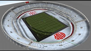 PROBANDO LA BETA DEL MONUMENTAL CON TRIBUNAS NUEVAS PES 6