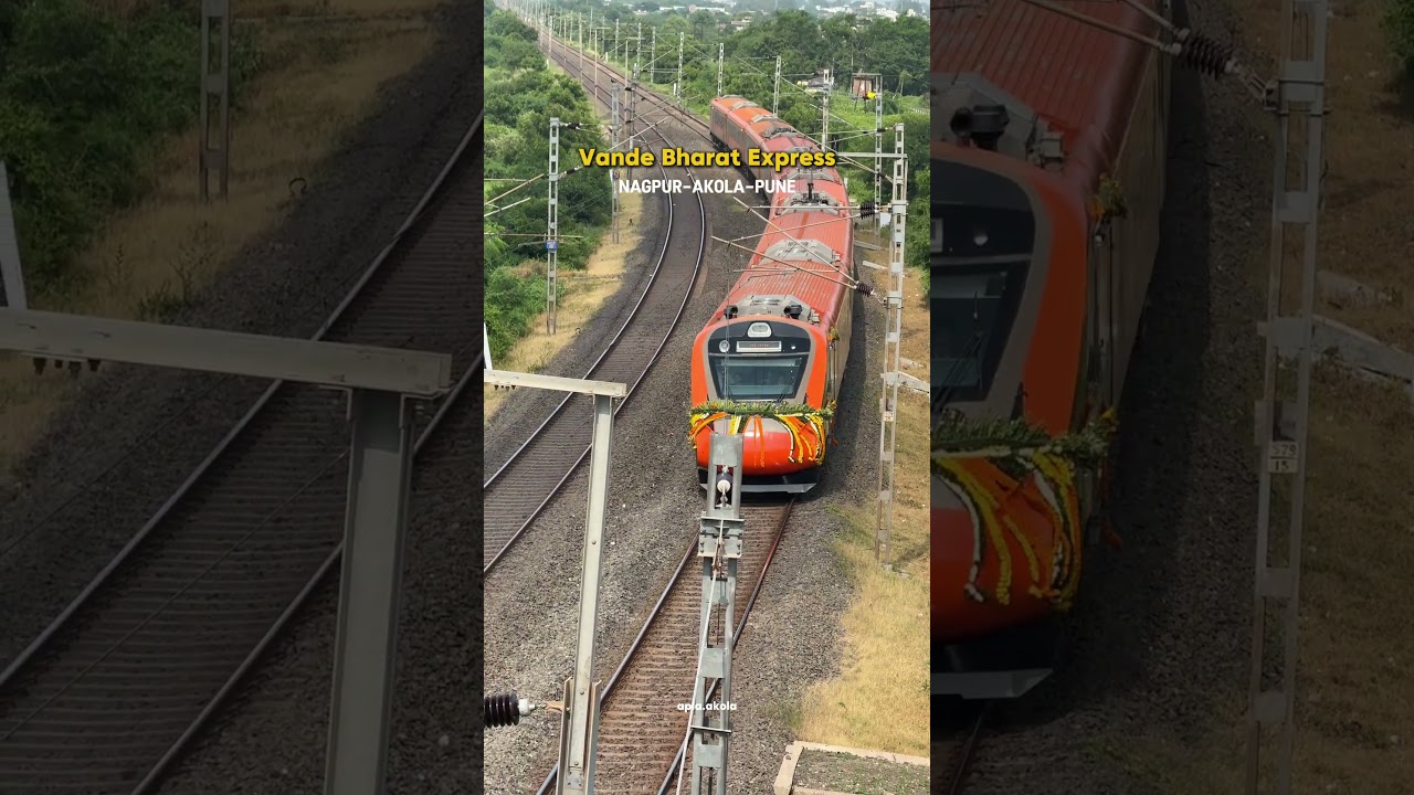 Akola to Pune Vande Bharat Express Launch | Ajni - Pune Vande Bharat Express 