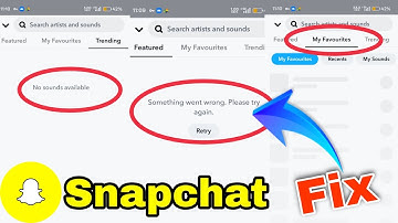 Snapchat Sound Something Went Wrong Problem Solve [Method 2] || Snapchat Sound Something Went Wrong