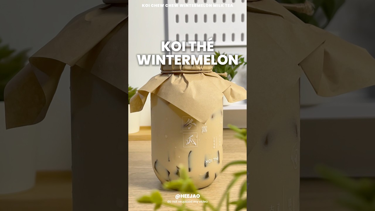 KOI Th&eacute; - Chew Chew Wintermelon Milk Tea
