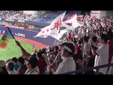 20130923 オリックス 糸井選手のホームラン時のライト応援席「得点帝国」