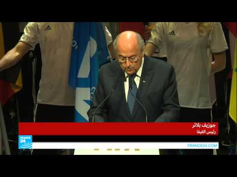 فضيحة الفساد في الفيفا كلمة جوزيف بلاتر رئيس الاتحاد الدولي لكرة القدم