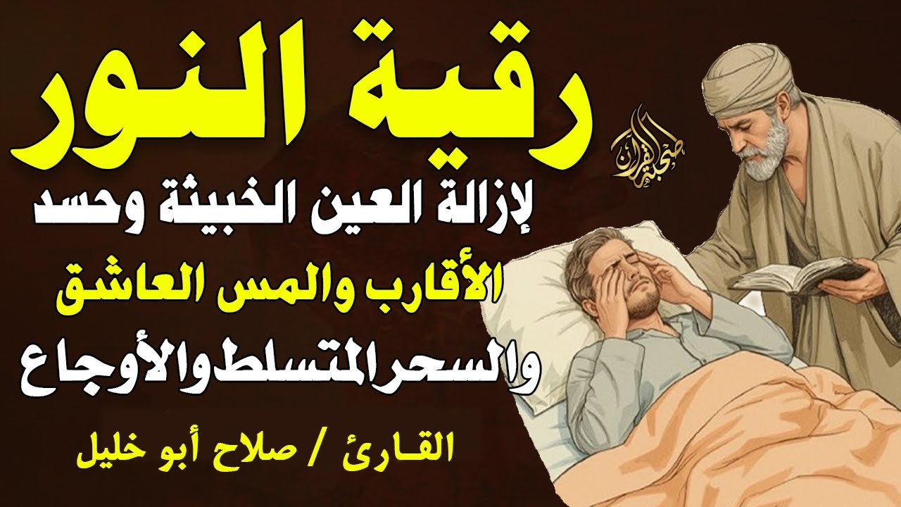 رقية جبريل عليه السلام لسيدنا محمد ﷺ ( بسم الله أرقيك ) رقية كاملة شاملة ومختصرة