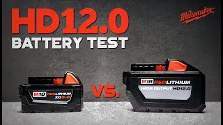 Milwaukee M18 HD12.0 Battery Test - YouTube