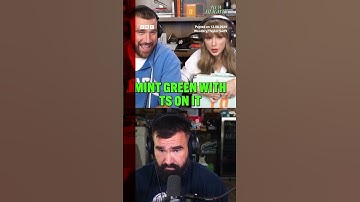 Taylor Swift announces new album on Travis Kelce podcast. #TaylorSwift #TravisKelce #BBCNews