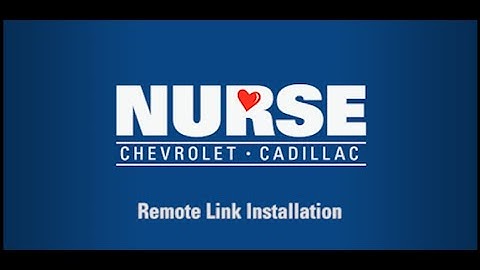 OnStar RemoteLink App Installation