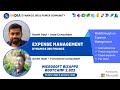 Expense management in dynamics 365 finance