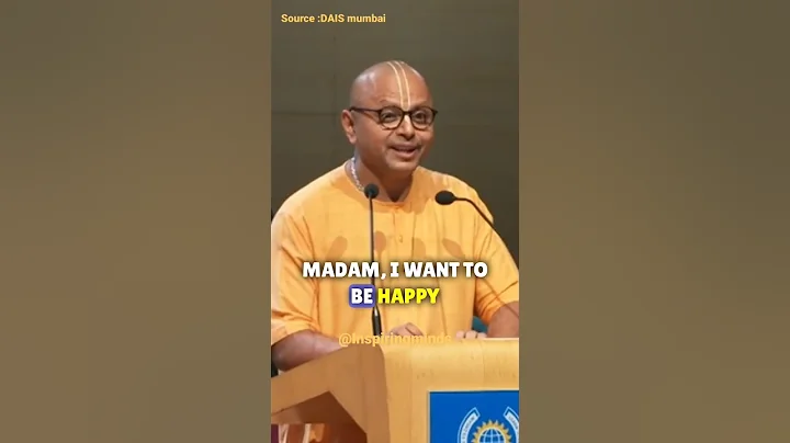 A student enlightened her teacher - Gaur gopal das ❤️ #shorts #gaurgopaldas #motivation