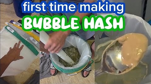 First time making bubble hash... LETS GO. Ps this way is a lot of work. 
