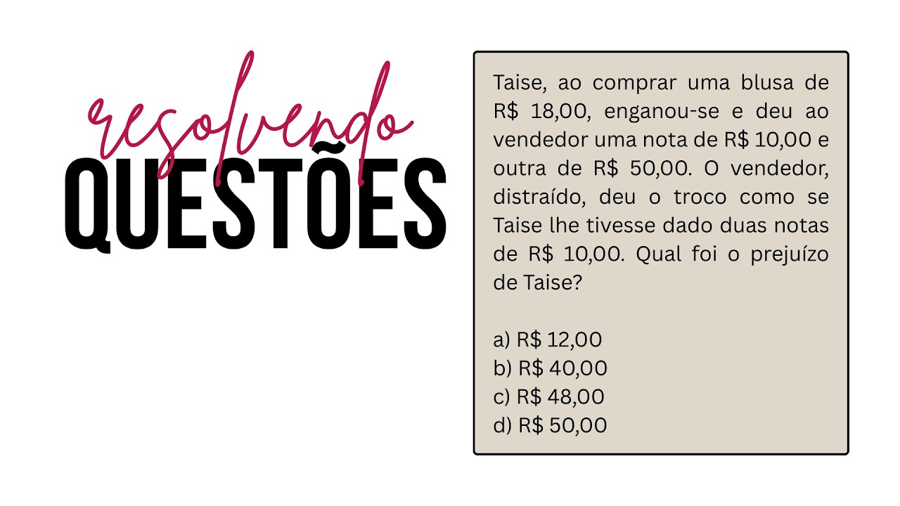 [OPERAÇÕES] Taise ao comprar uma blusa de R$18 enganou-se e deu ao ...