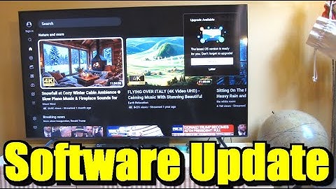 Samsung TV | One UI OS Software Upgrade Process