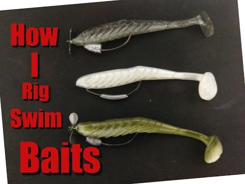 How to Rig a Yum Pulse lures/How to Rig a Swimbait weedless fishing tips 