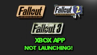 Fix Fallout 1, Fallout 2, Fallout 3 Not Launching Not Opening On Game Pass/Xbox App On Windows 11/10
