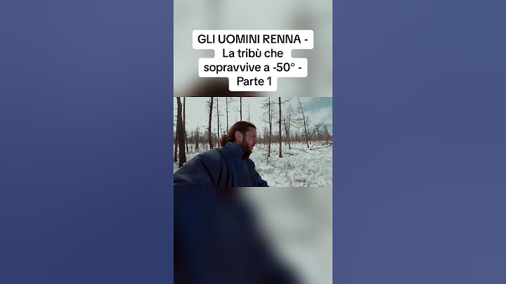 GLI UOMINI RENNA - La tribù che sopravvive a -50° - Parte 1 (video completo nei video)