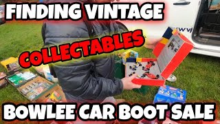 Bowlee Car Boot Sale can we find any Antiques, Collectables or Bargains ?