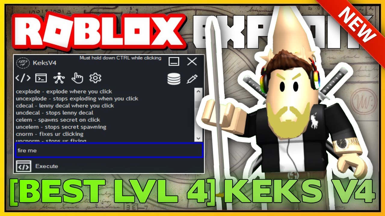 New Roblox Exploit Keks V4 Patched Lua C Script Exe Illuminati 666 And Much More June 7th Youtube - roblox keks v4 trial expired lua c script