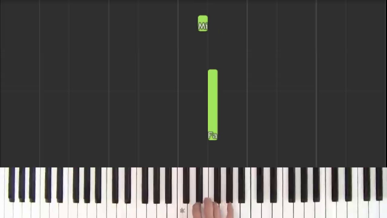 Vive le vent - Jingle bells - Cours de piano pour débutants - Leçon 1 -  YouTube