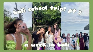 VLOG | bali school trip pt 2 🏖️: nusa penida, pantai melasti, otw pulang, etc!