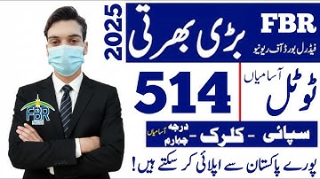 FBR Customs Jobs 2025 | New Recruitment | How to Apply & Selection Process