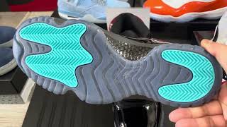 AIR JORDAN 11 RETRO 'GAMMA BLUE' 378037-006 Kickbulk sneakers shoes retail wholesale free shipping